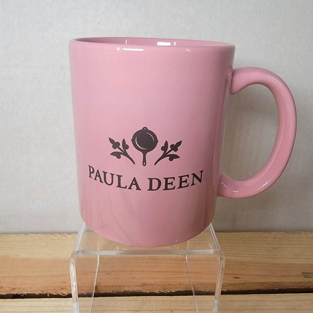 Ceramic Paula Deen Coffee Mug Pink